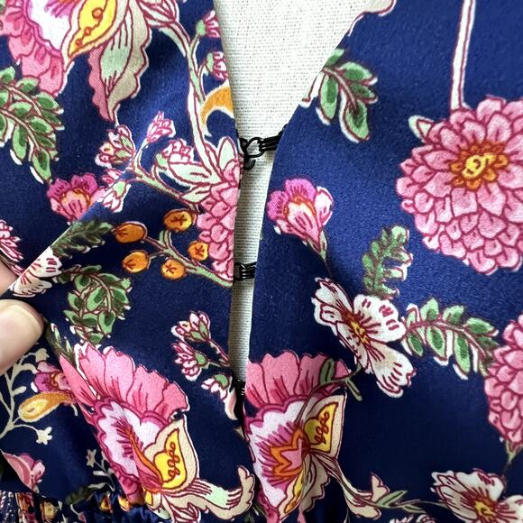 MISA Los Angeles Lilah Falaise Floral Ruffle Mini Layered Dress Small NWT - Picture 3 of 8